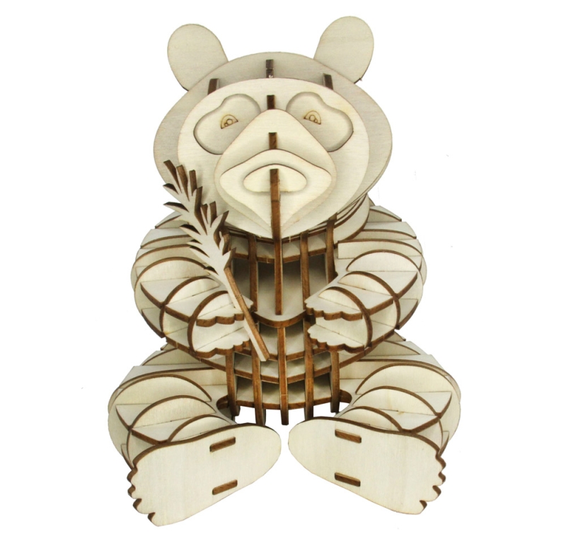3D Holz Puzzle Pandabär