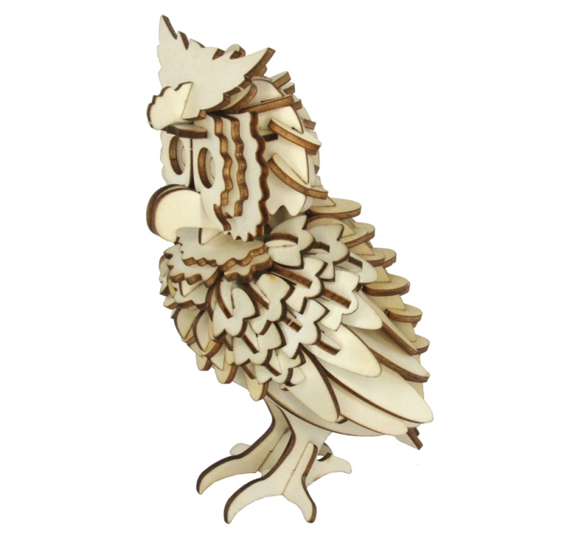 3D Holz Puzzle Eule