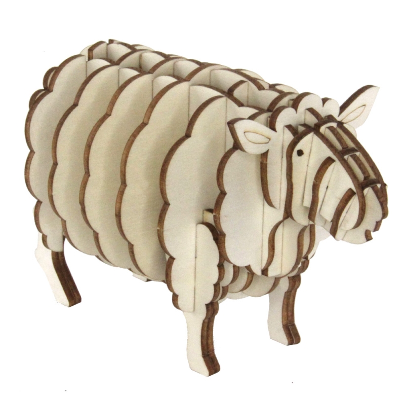 3D Holz Puzzle Schaf