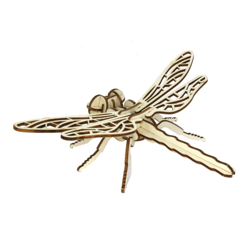 3D Holz Puzzle Libelle