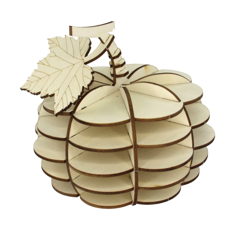 3D-Holzpuzzle Kürbis
