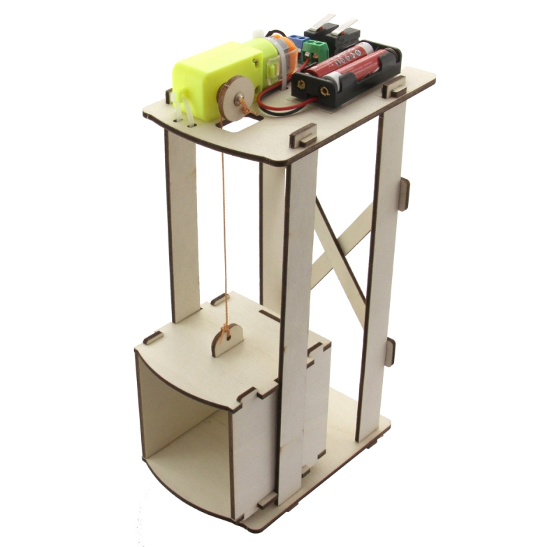 3D Holz Puzzle Funktionsmodell Lift