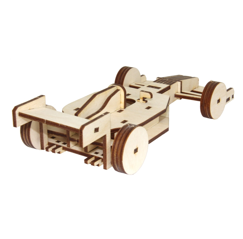 3D Holz Puzzle Rennwagen