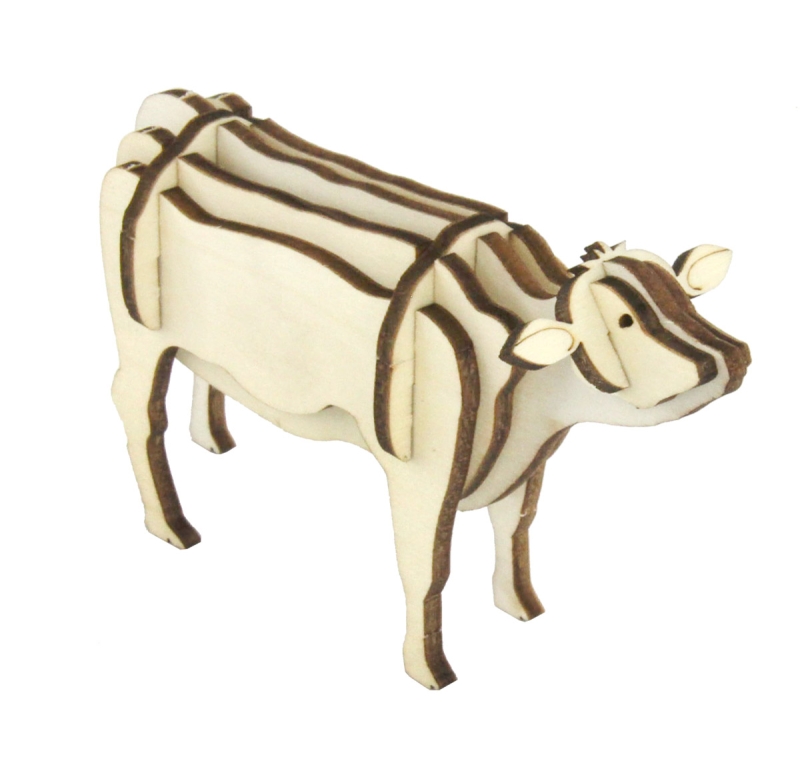 3D Holz Puzzle Kalb