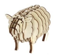 3D Holz Puzzle Schaf