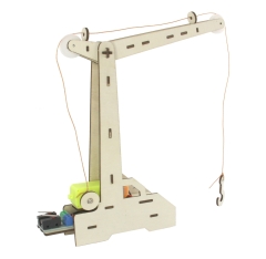 3D Holz Puzzle Funktionsmodell Kran