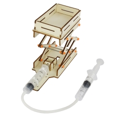 3D Holz Puzzle Funktionsmodell Scherenhublift