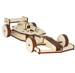 3D Holz Puzzle Rennwagen