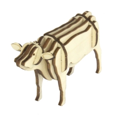 3D Holz Puzzle Kalb