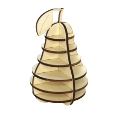 3D Holz Puzzle Birne